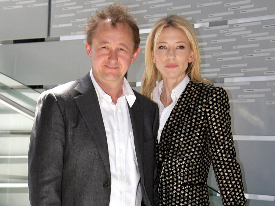 Cate Blanchett and husband Andrew Upton launch the new Sydney Theatre Company season in their roles as Sydney Theatre Company Artistic Directors at the Sydney Theatre on September 25, 2009 in Sydney, Australia