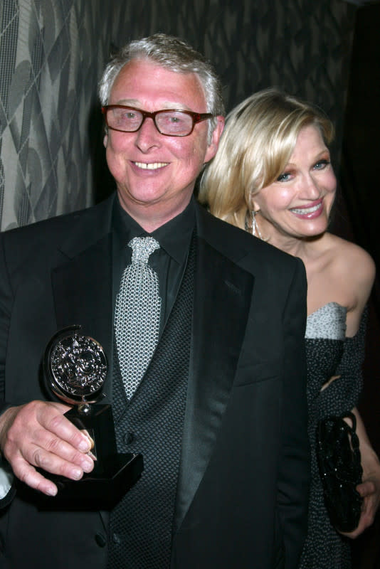 EGOT winner Mike Nichols and Diane Sawyer at the 59th Annual Tony Awards afterparty<p>Gregory Pace/Getty Images</p>