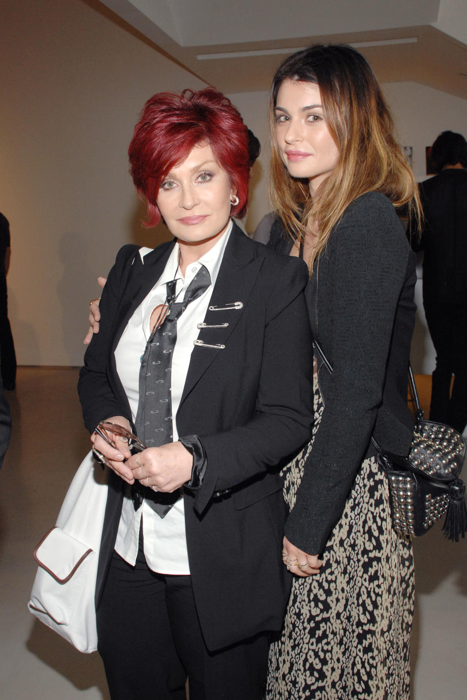 Sharon and Aimée Osbourne in 2010. (Photo: Patrick McMullan via Getty Images)