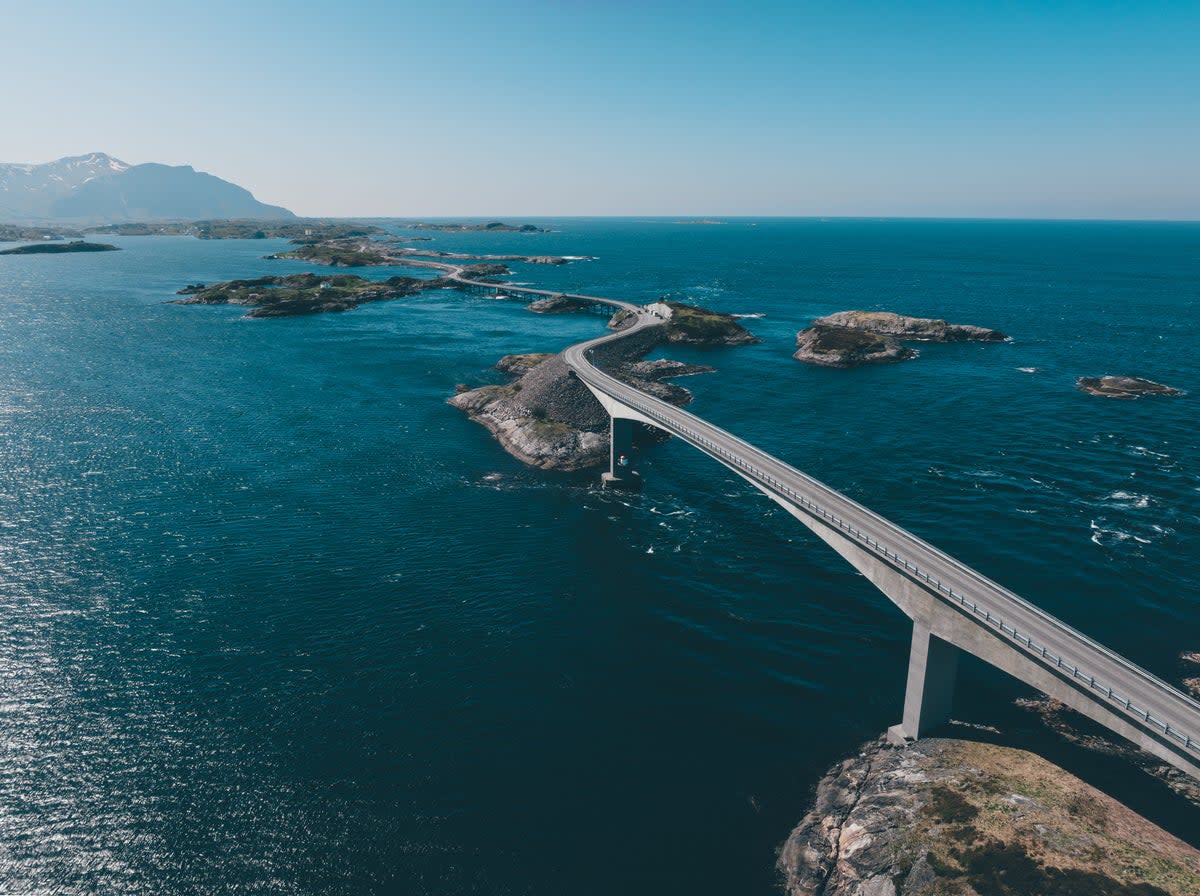 Norway’s spectacular Atlantic Ocean Road is one of the backdrops in season four of Succession  (Getty Images/iStockphoto)