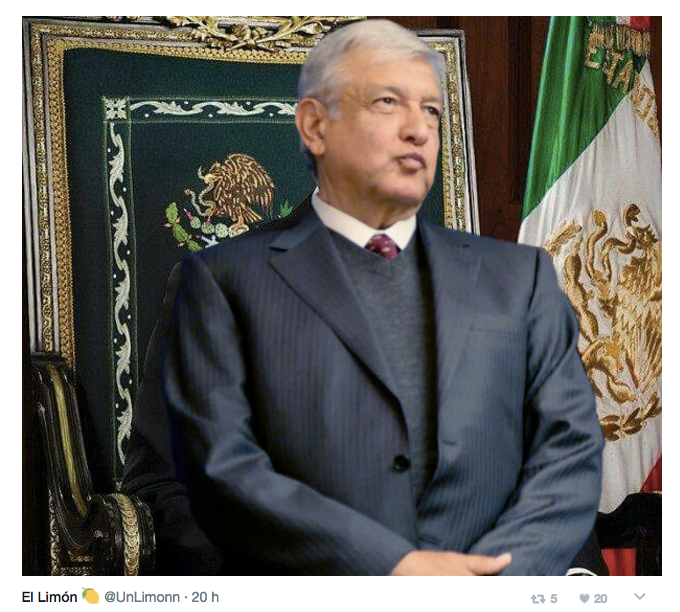 Memes de AMLO por una peculiar foto suya