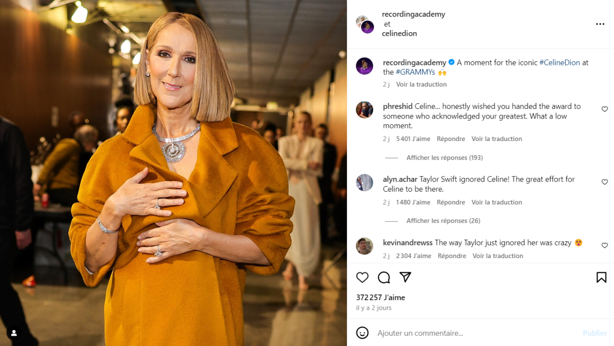 Celine Dion’s Grammys Appearance Signifies Her Recovery from Rare Illness