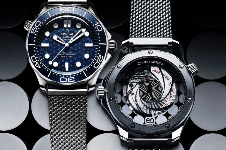 Un Omega Seamaster 300 en una versión que rinde homenaje a los 60 años de la saga de James Bond