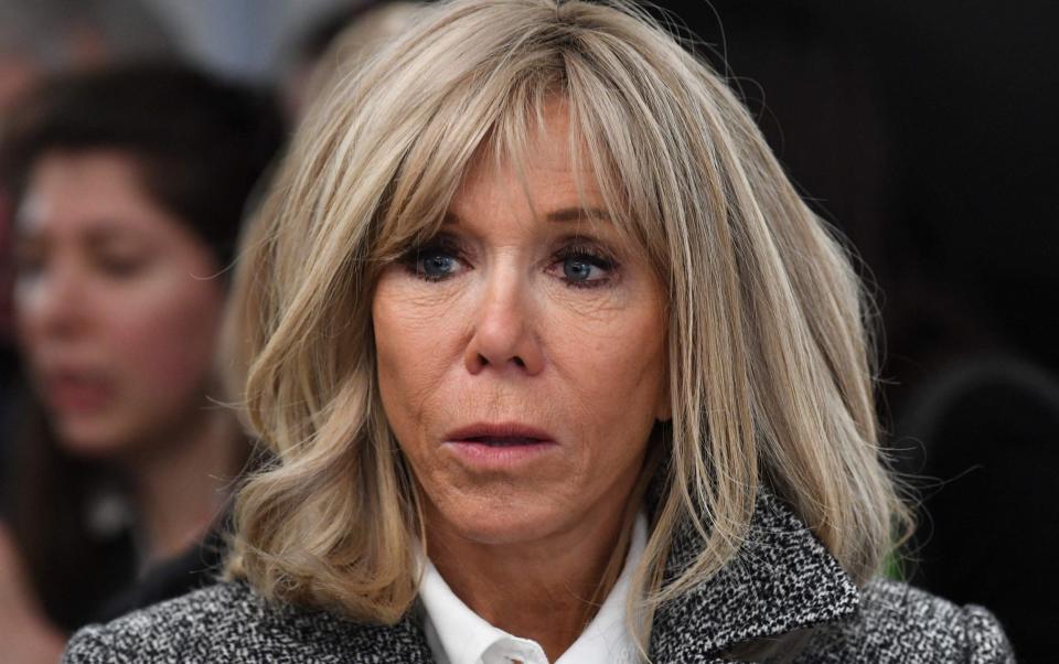 Brigitte Macron Emmanuel Macron Volodymyr Selenskyj Frankreich Ukraine besucht Russland Invasion Europakrieg – Alain Jocard/AFP via Getty Images