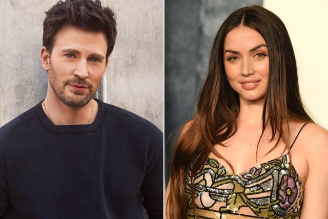 Ghosted stars Chris Evans, Ana de Armas preview the action rom-com