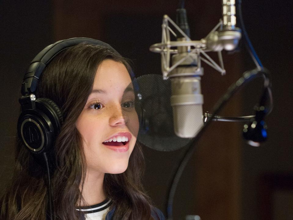 Jenna Ortega voicing Princess Elena for "Elena of Avalor."