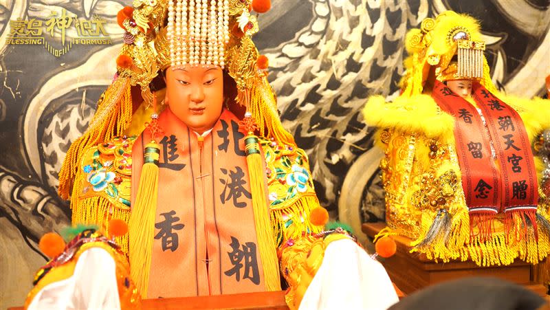 白沙屯媽祖與山邊媽祖。（圖／寶島神很大）