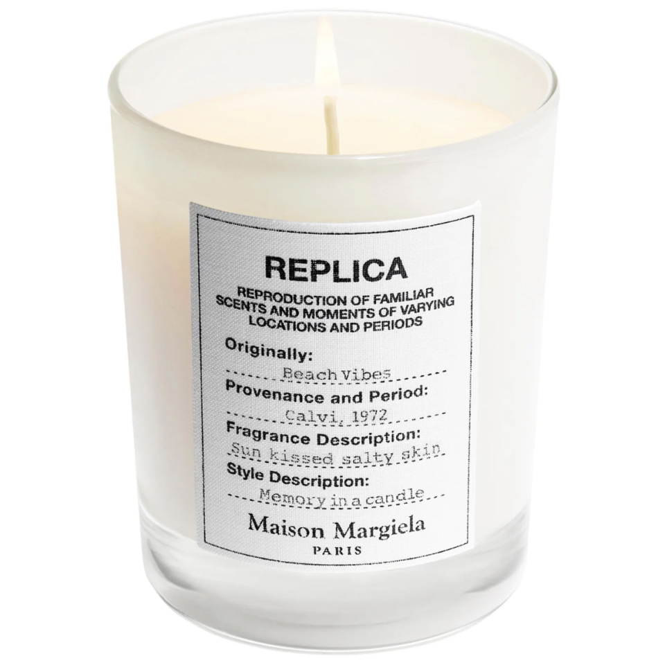 <p><a href="https://go.redirectingat.com?id=74968X1596630&url=https%3A%2F%2Fwww.sephora.com%2Fproduct%2Fmaison-margiela-replica-beach-vibes-scented-candle-P466666&sref=https%3A%2F%2Fwww.harpersbazaar.com%2Fbeauty%2Fg39588708%2Fsephora-spring-savings-event%2F" rel="nofollow noopener" target="_blank" data-ylk="slk:Shop Now;elm:context_link;itc:0;sec:content-canvas" class="link ">Shop Now</a></p><p>Replica Beach Vibes Scented Candle </p><p>sephora.com</p><p>$56.00</p><span class="copyright">Sephora</span>