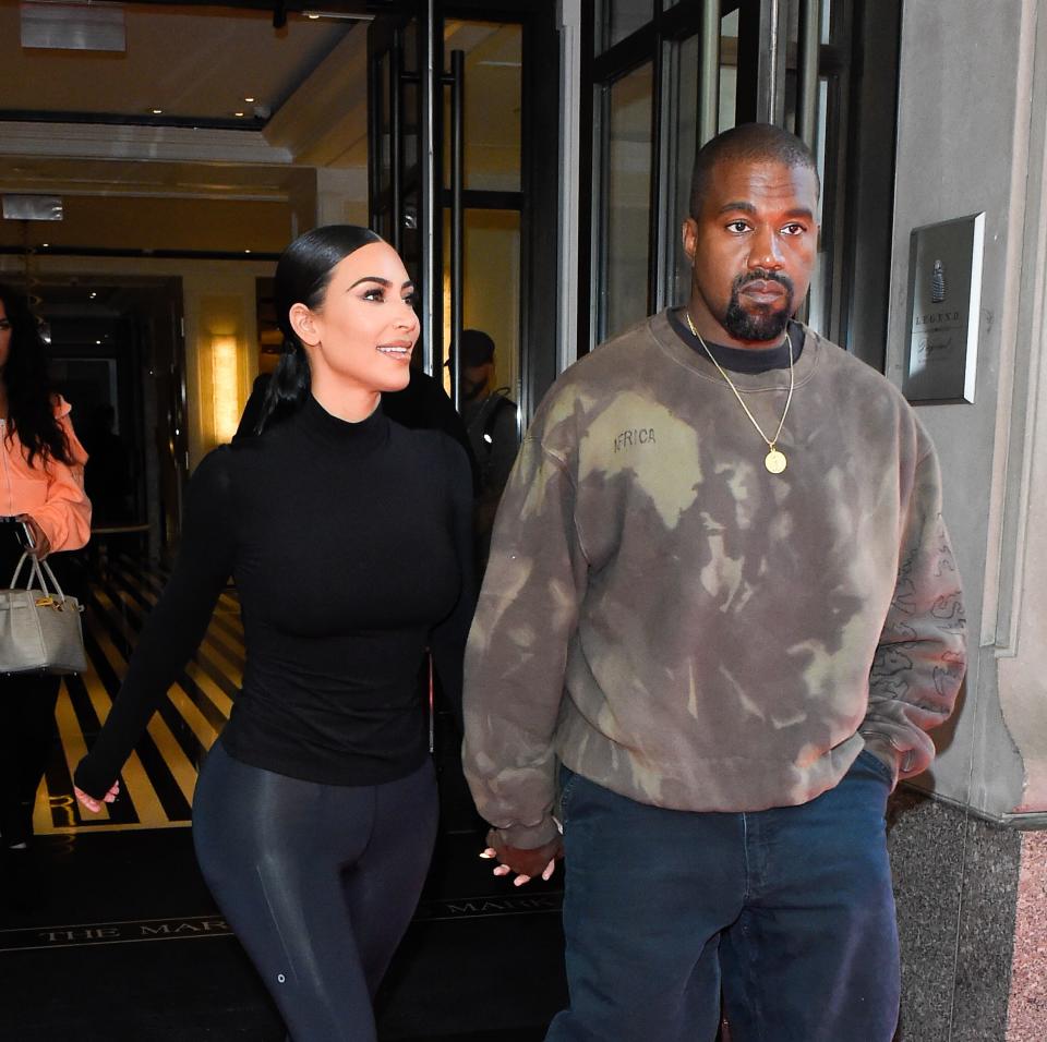 Kim Kardashian-West and Kanye West