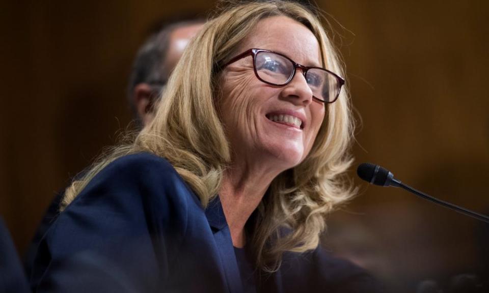 Christine Blasey Ford and her family became the target of death threats after she testified that then-supreme court nominee Brett Kavanaugh tried to rape her.