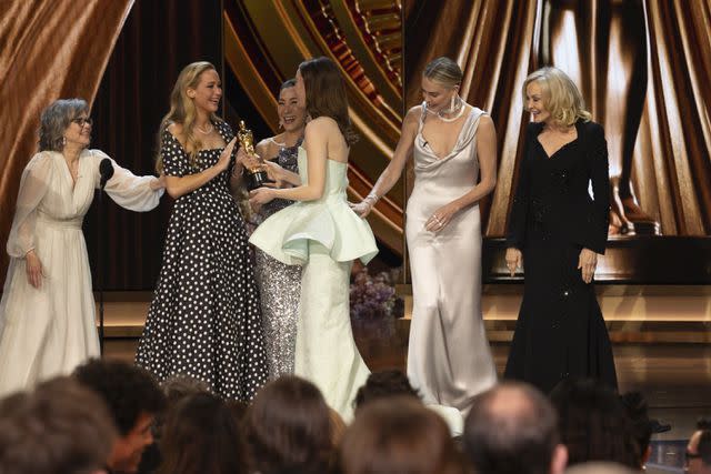 <p>Frank Micelotta/Disney via Getty Images</p> Sally Field, Jennifer Lawrence, Michelle Yeoh, Charlize Theron and Jessica Lange on March 10, 2024