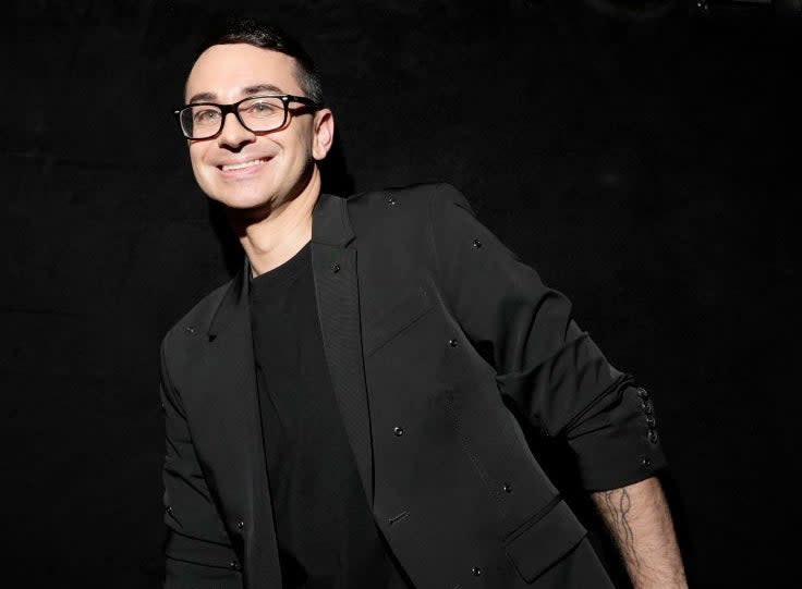 Closeup of Christian Siriano