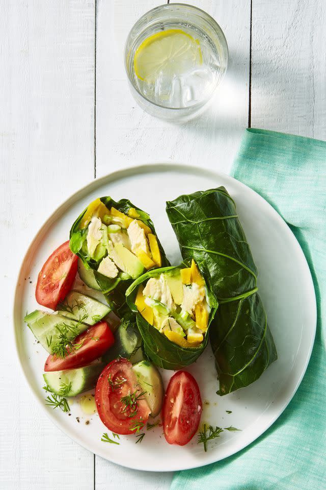 Chicken Salad Collard Wrap