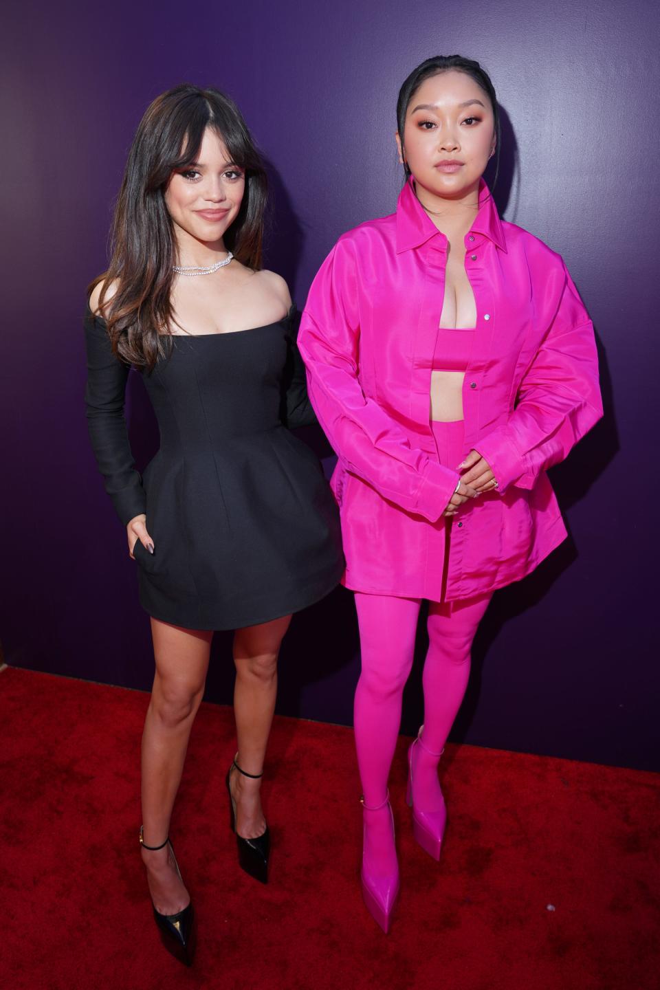 Jenna Ortego and Lana Condor