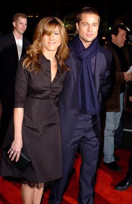 Jennifer Aniston and Brad Pitt at the LA premiere of Universal's Along Came Polly