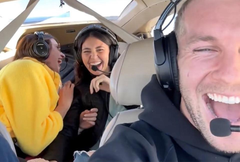 Pilot John Robert Nelson is facing backlash online after pulling a controversial “zero gravity” prank on several female passengers, as seen in an Instagram video with 45 million views.