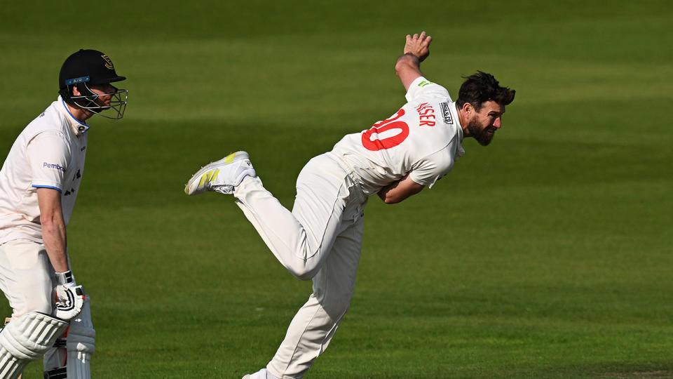 Seen here, Aussie cricket star Michael Neser bowling for Glamorgan. 