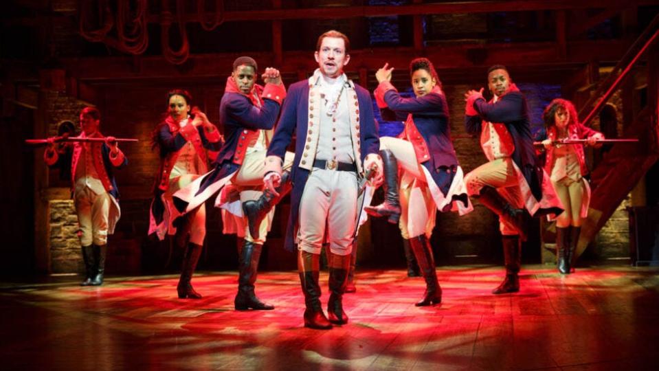 Miguel Cervantes, husband of writer Kelly Cervantes, is playing the lead on Broadway in "Hamilton." He also played the title role for four years in Chicago.