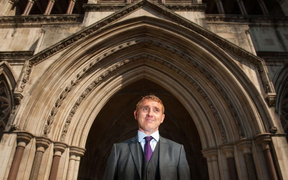 Jon Platt outside the Royal Courts of Justice in London - Credit: Dominic Lipinski/PA Wire