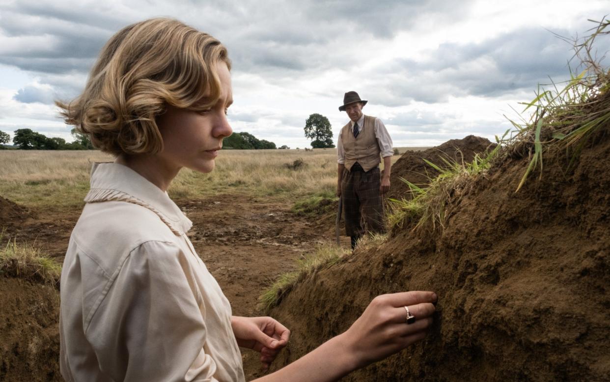 Who else might we have seen in these roles? Carey Mulligan and Ralph Fiennes in The Dig on Netflix - Larry Horricks/Netflix