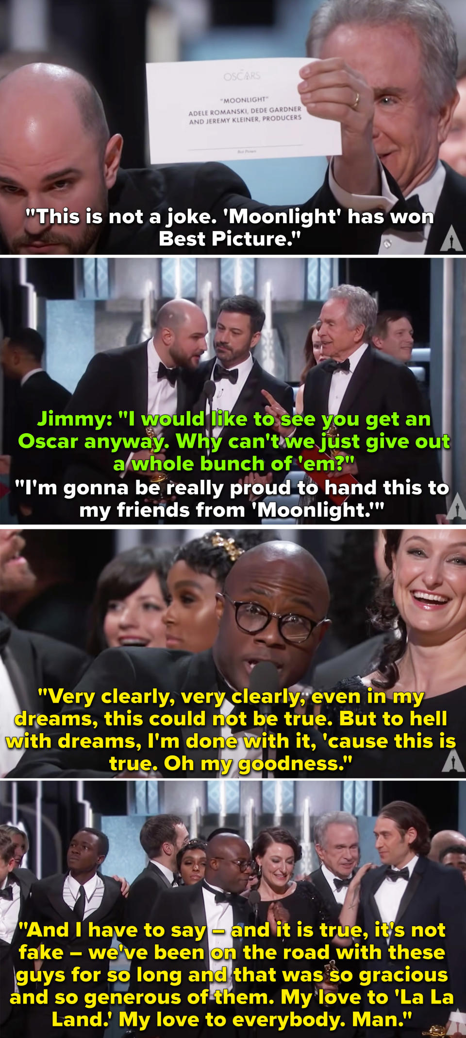 <div><p>"Best Oscars moment ever."</p><p>—<a href="https://www.buzzfeed.com/adrianw440bbeae3" rel="nofollow noopener" target="_blank" data-ylk="slk:adrianw440bbeae3;elm:context_link;itc:0;sec:content-canvas" class="link ">adrianw440bbeae3</a></p></div><span> ABC / Via <a href="https://youtu.be/GCQn_FkFElI" rel="nofollow noopener" target="_blank" data-ylk="slk:youtu.be;elm:context_link;itc:0;sec:content-canvas" class="link ">youtu.be</a></span>