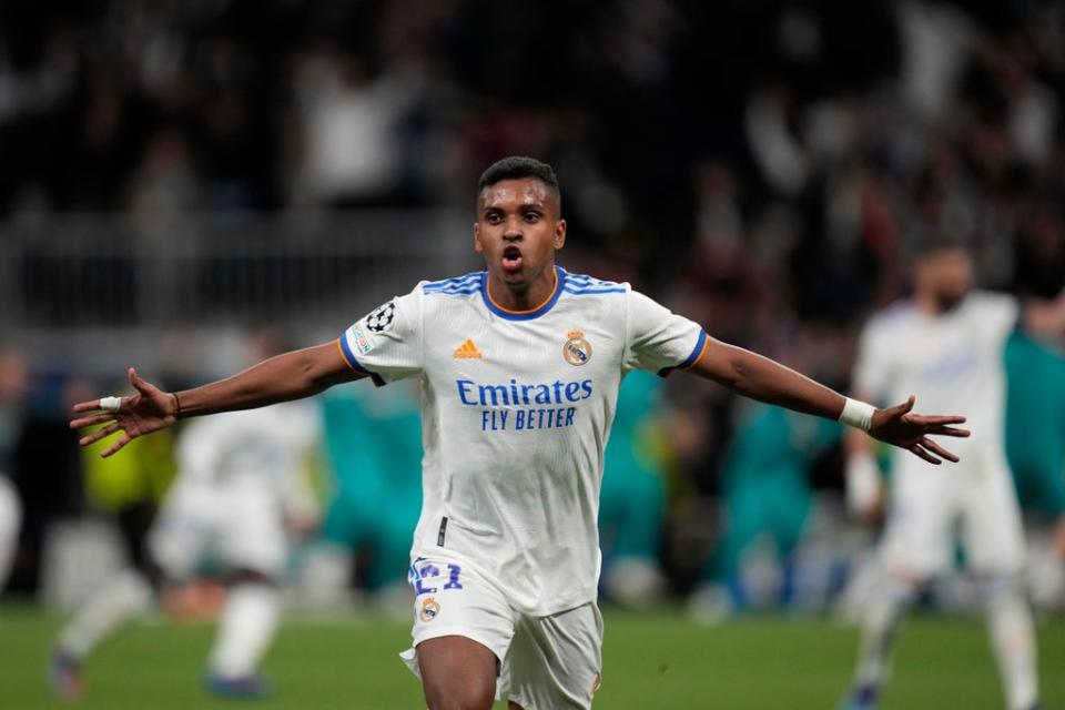 In two minutes, Real’s Rodrygo lifted his team from the canvas (AP)