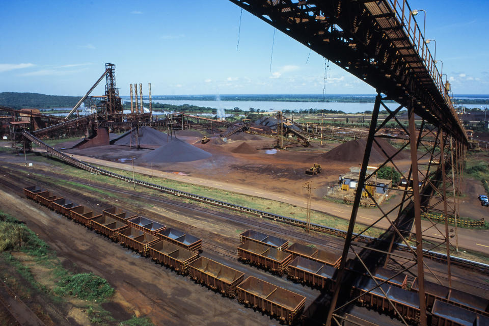 Iron ore loading facility.