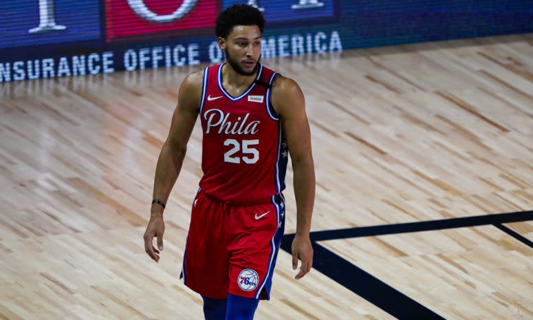 Philadelphia 76ers star forward Ben Simmons.