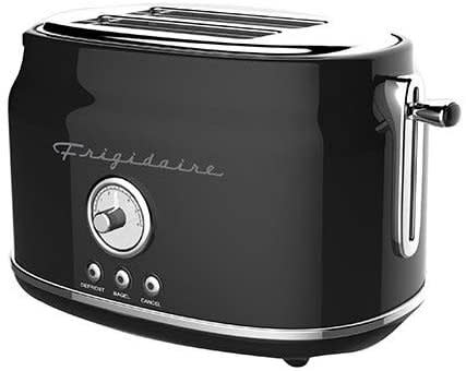 Frigidaire Black 2-Slice Retro Toaster