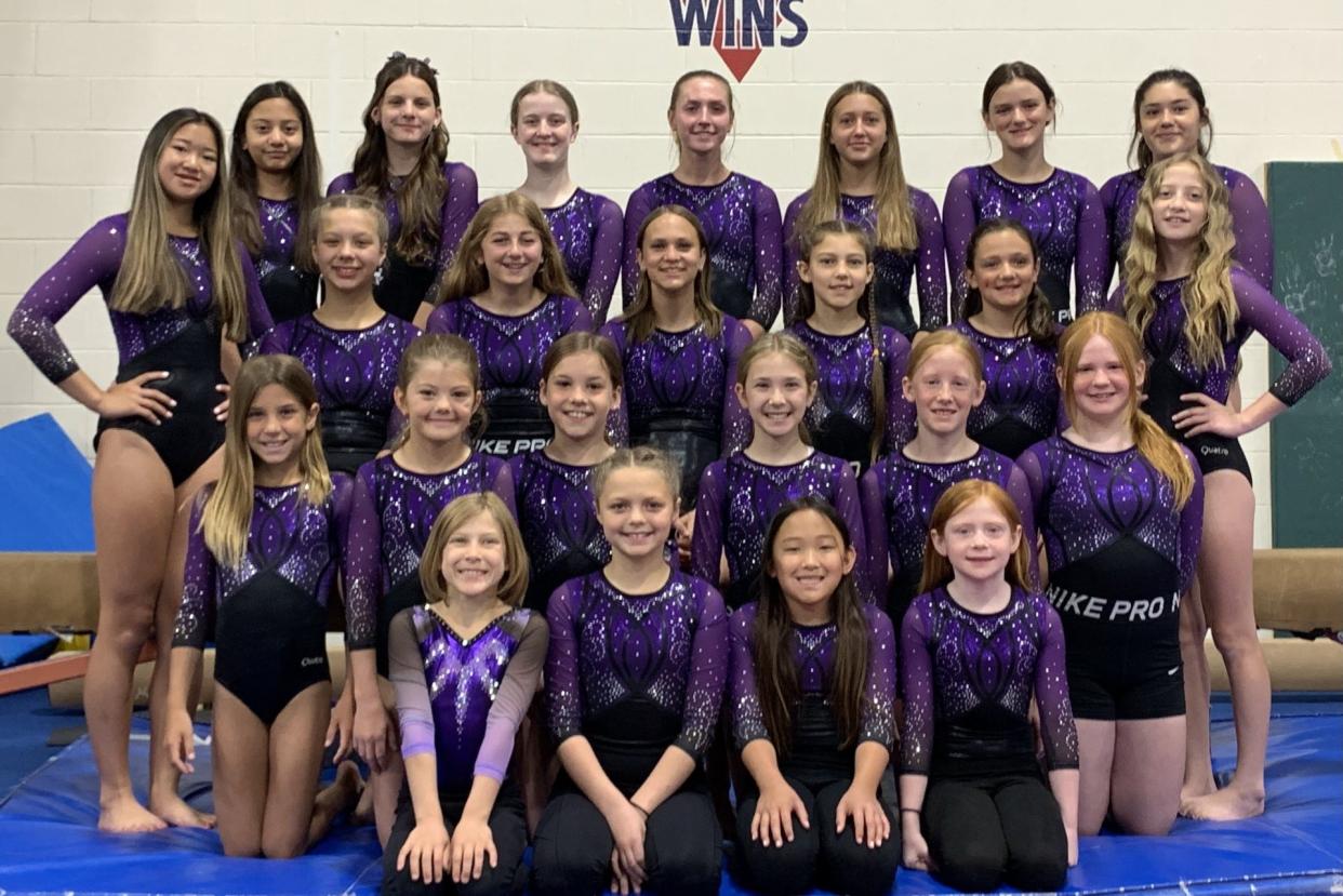 The Tuscarawas YMCA Gymnastics Team recently competed in the YMCA National Gymnastics Championship meet and came home with four national champions.