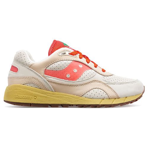 <p><a class="link " href="https://www.saucony.com/UK/en_GB/shadow-6000-new-york/53047U.html" rel="nofollow noopener" target="_blank" data-ylk="slk:SHOP;elm:context_link;itc:0;sec:content-canvas">SHOP</a></p><p>Start spreading the news: Saucony’s latest Shadow 6000 is inspired by New York cheesecake, and it’s a real showstopper. </p><p>£140; <a href="https://www.saucony.com/UK/en_GB/shadow-6000-new-york/53047U.html" rel="nofollow noopener" target="_blank" data-ylk="slk:saucony.com;elm:context_link;itc:0;sec:content-canvas" class="link ">saucony.com</a></p>