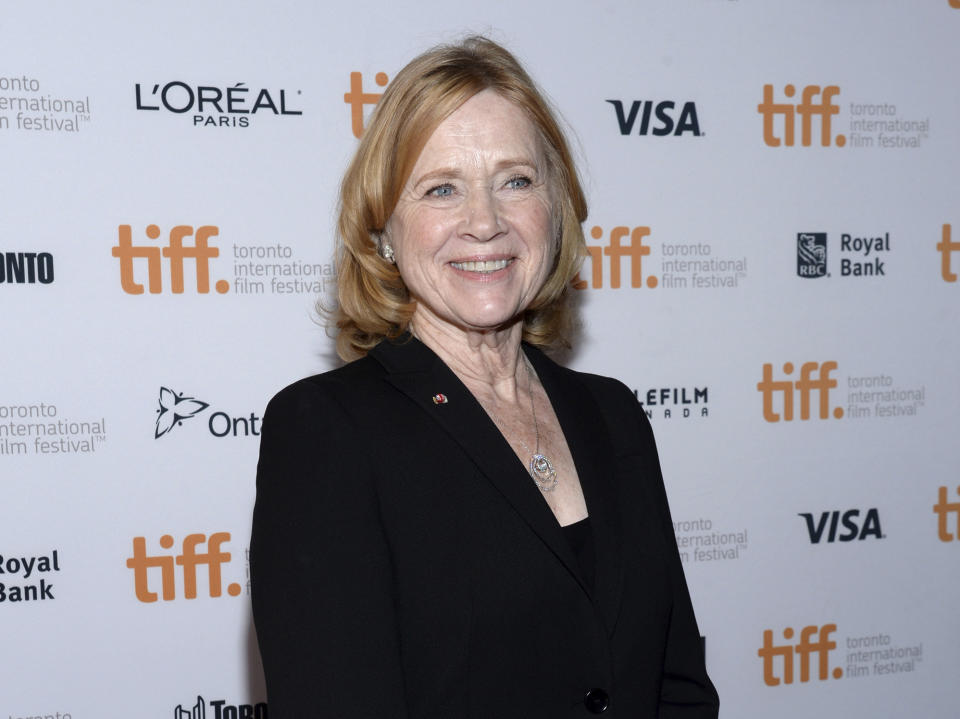 FILE - Liv Ullmann arrives at the premiere of "Miss Julie" at the Toronto International Film Festival in Toronto on Sept. 7, 2014. (Photo by Evan Agostini/Invision/AP, File)