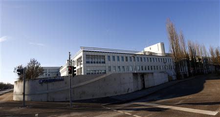 The headquarter of EADS defence unit Cassidian is pictured in the German city of Unterschleissheim, north of Munich December 10, 2013. Airbus parent EADS risked a collision with unions and European politicians by unveiling plans on December 10, 2013 to cut defence and space jobs that for a first time include significant forced redundancies, driven by weak European budgets. REUTERS/Michael Dalder