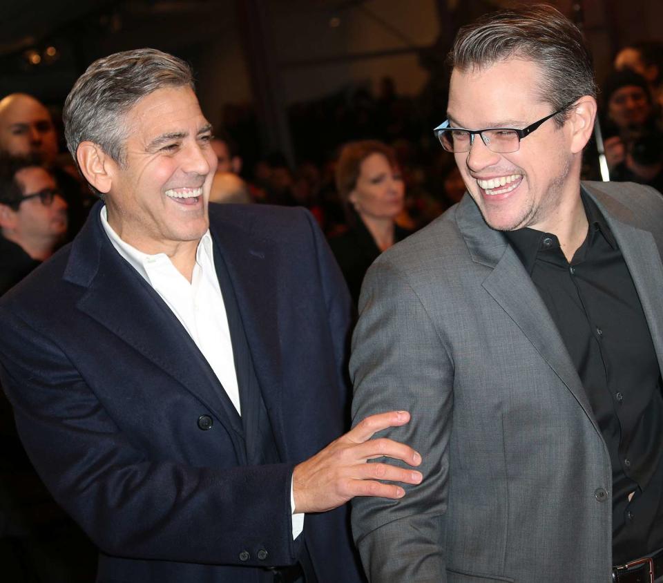 George Clooney, Matt Damon, Luciano Barroso