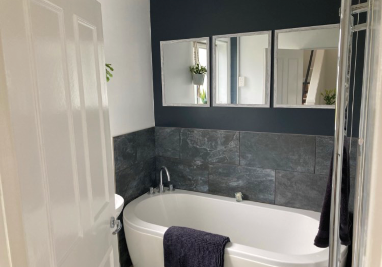 The finished bathroom looks sleek and luxurious. (Latestdeals.co.uk)