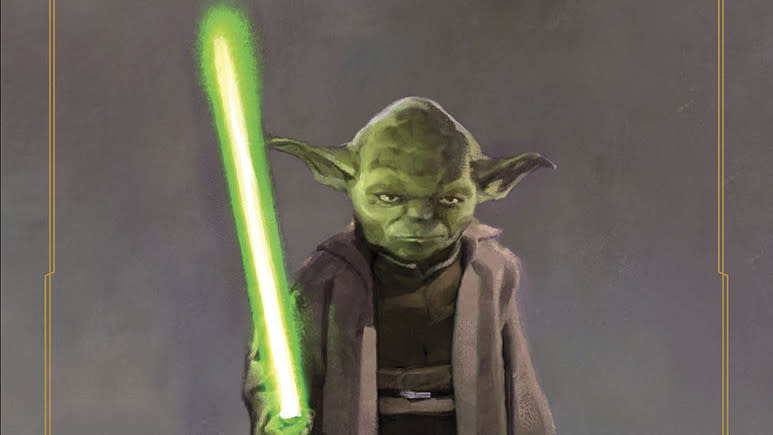 Concept art for Yoda in 'Star Wars: The High Republic Adventures'. (Credit: IDW Publishing/Lucasfilm)