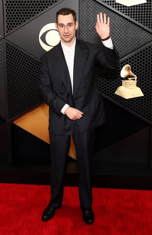 <p>Matt Winkelmeyer/Getty </p> Jack Antonoff at the Grammys in Los Angeles on Feb. 4, 2024