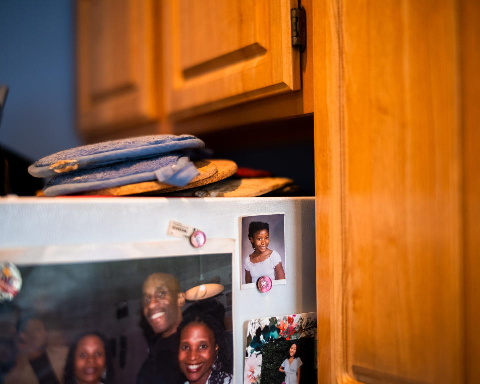 A small portrait of Siwe in her mother's home.Elias Williams for TIME