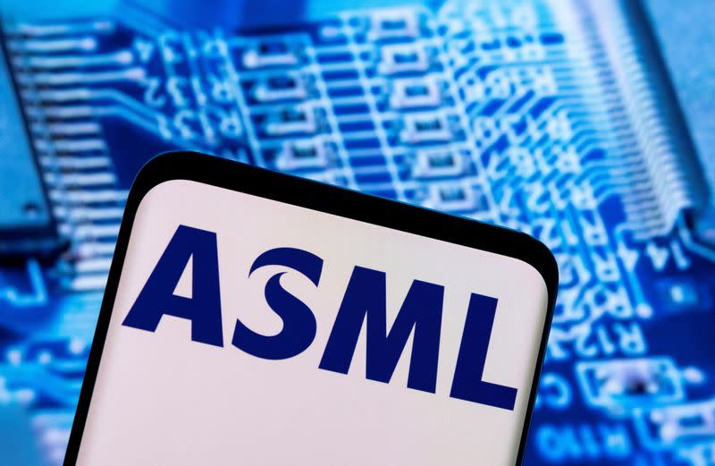 FILE PHOTO: Illustration shows ASML logo