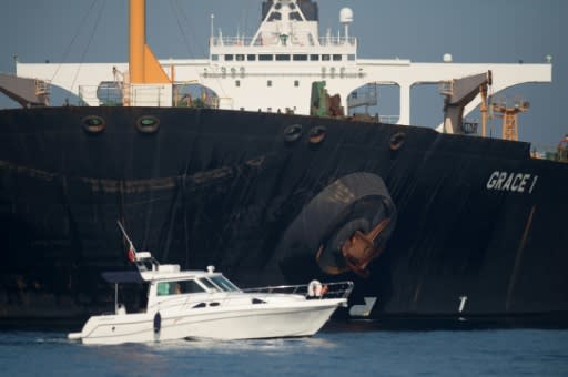 The Iranian supertanker Grace 1 off the coast of Gibraltar: the US Justice Deparment issued a warrant on August 16, 2019 for the ship to be seized