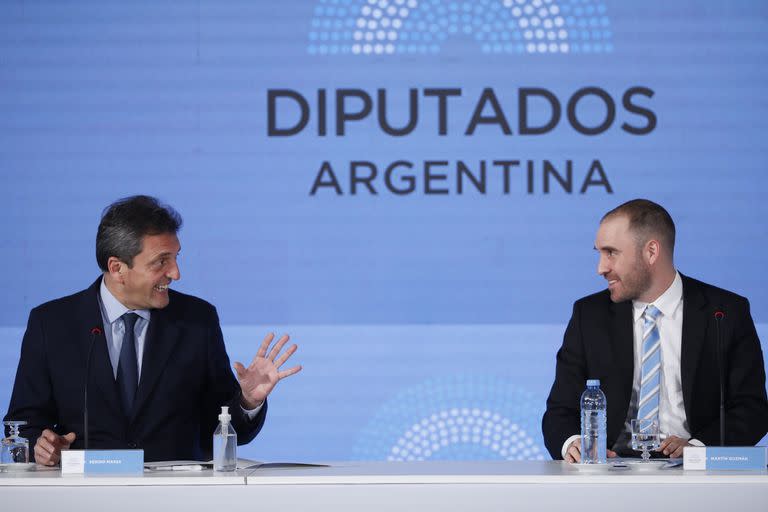 Sergio Massa y Martín Guzmán