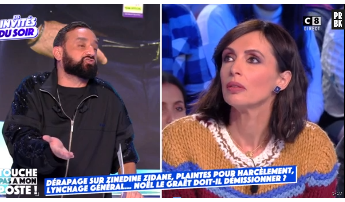 TPMP : Géraldine Maillet et Cyril Hanouna en désaccord, elle l'accuse de sexisme - C8