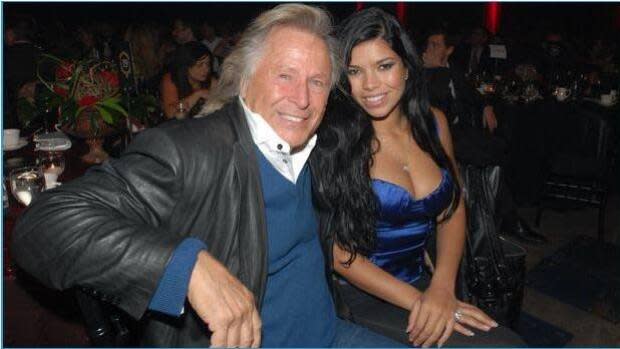 Nygard and Suelyn Medeiros at Virgin Unites Midnight Magic Gala in 2007. The photo appears in a civil lawsuit filed in New York on Nov. 12, 2020.