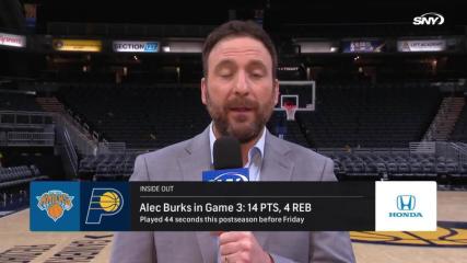 Ian Begley reacts to Pacers win over Knicks in Game 3