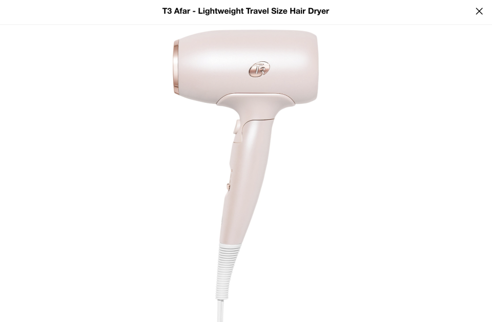 7) Afar Lightweight Travel Size Hair Dryer