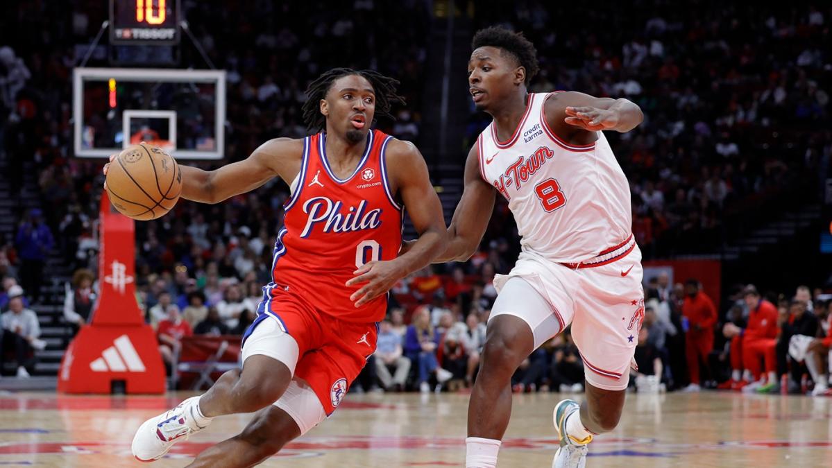 3 keer bekeken nadat Maxey 42 had laten vallen, versloeg Sixers Rockets op dramatische wijze