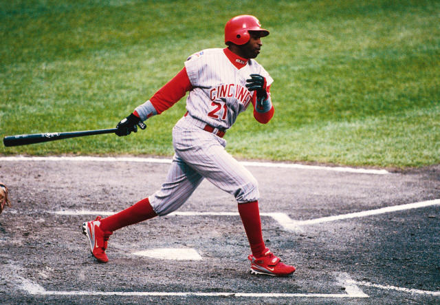 Deion Sanders  Cincinnati reds baseball, Cincinnati reds, Reds baseball