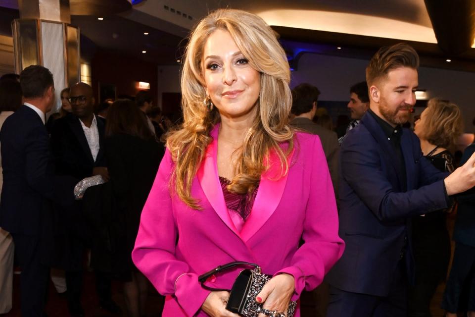 Los Premios WhatsOnStage 2023 - Llegadas VIP: Tracy-Ann Oberman asiste a los Premios WhatsOnStage 2023 en el Teatro Prince of Wales el 12 de febrero de 2023 en Londres, Inglaterra.  (Dave Benett)