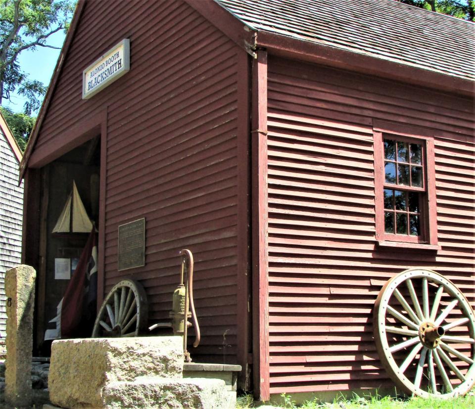 The Alonzo Booth Forge is part of the Briggs-McDermott House campus in Bourne village.