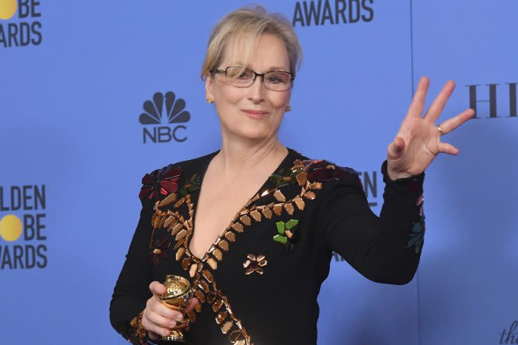 Will Arnett suggested Meryl Streep get the Lego treatment, and that’s actually a pretty awesome idea. (Photo: Getty Images)